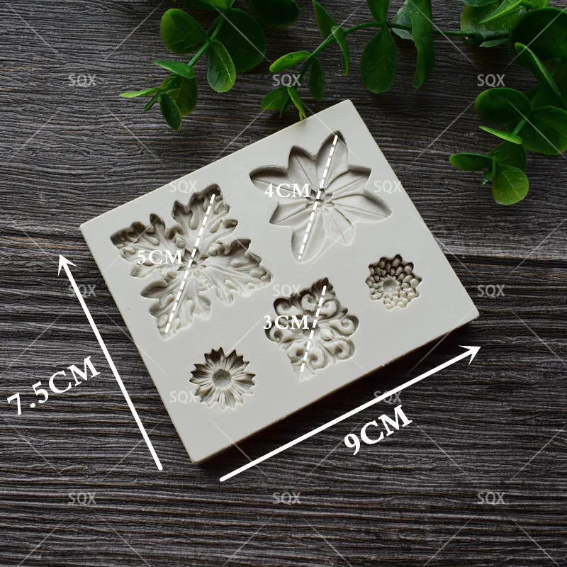 New arrival flowers Shape Silicone Cake Mold Sugarcraft Chocolate Fondant Biscuit DIY Decorating Tools SQ1772 | Дом и сад