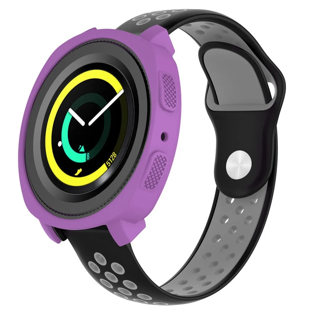 Soft Silicone Protector Case Protective Shell For Samsung Gear Sport R600 Watch SmartWatch Watachband Sporting Goods Accessories |