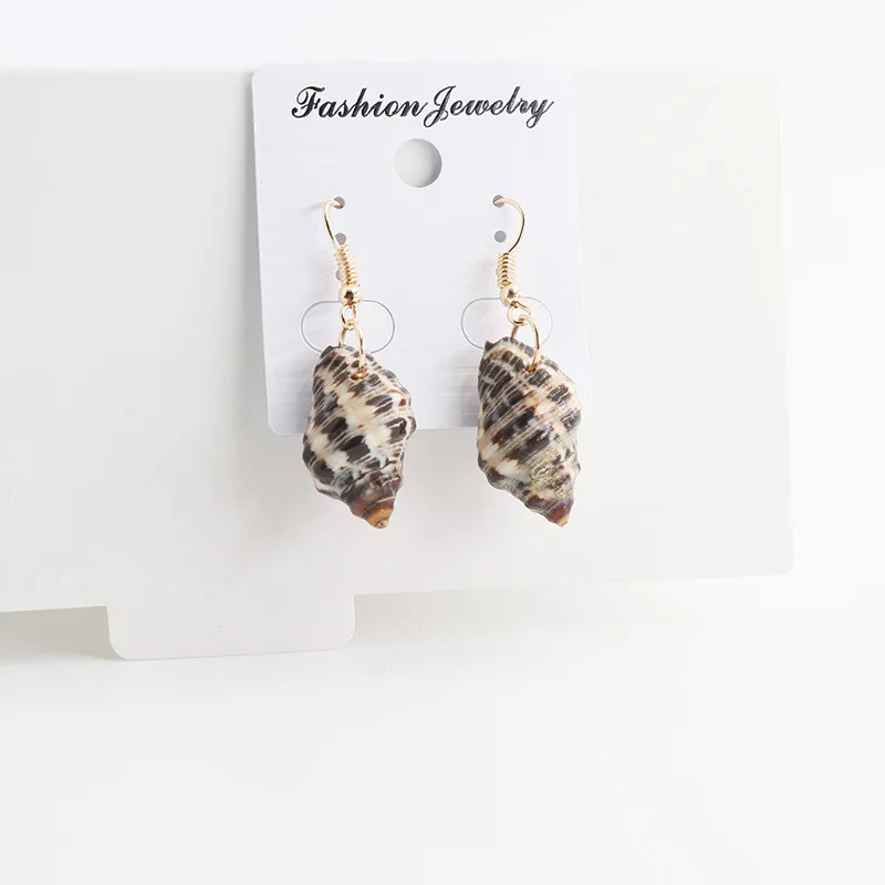 DoreenBeads женские натуральные серьги-капли из ракушек богемский летний Стиль