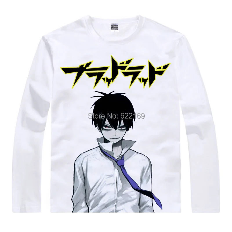 

Blood Lad Staz T Shirt Anime Japanese Famous Animation Novelty Summer Men's T-shirt Cosplay Costume Clothing