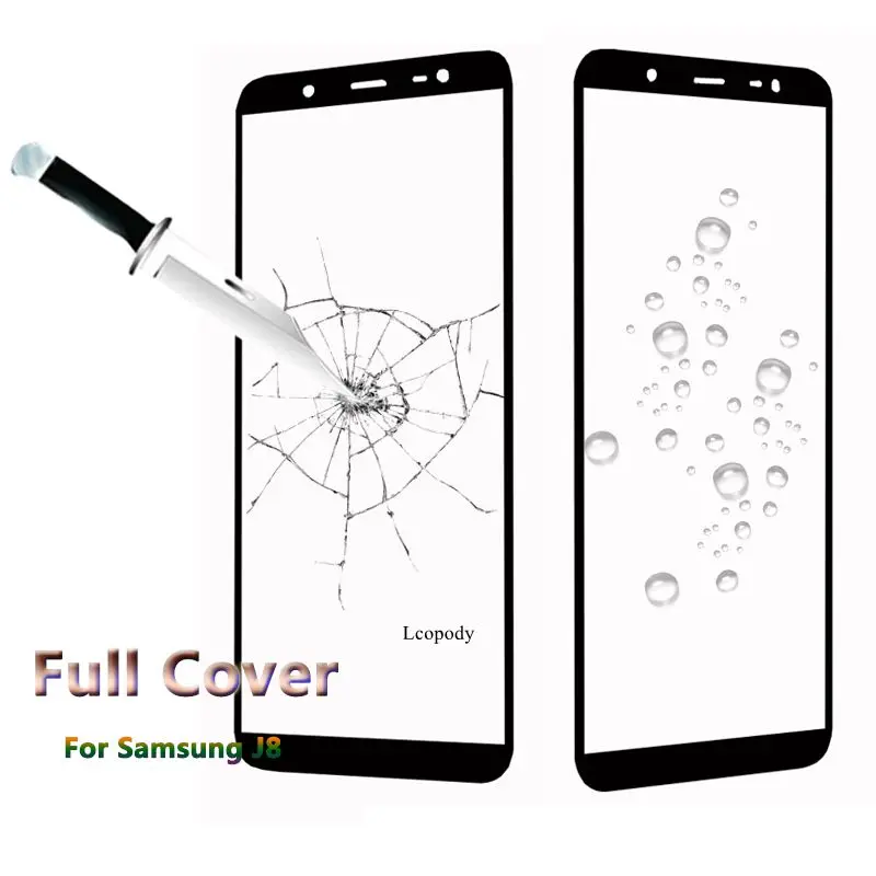 Полное покрытие закаленное стекло для Samsung Galaxy J8 SM J810F/DS J810G/DS экран протектор Защитная пленка для Samsung J8 J810F J810G Защита экрана Защитная пленка чехол для телефона