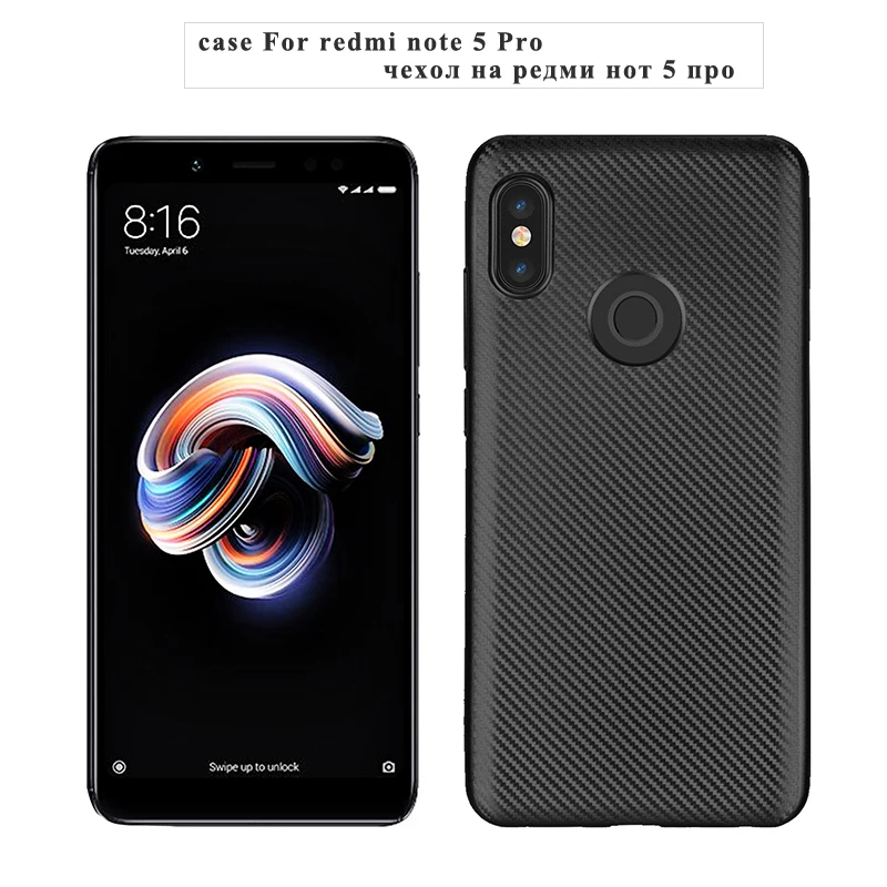 углеродные волокна узор силиконовый чехол на xiomi xiaomi redmi note 5 pro чехлы мягкий