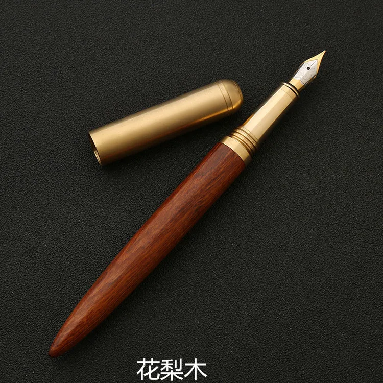 Ручка перьевая чернильная Классическая черная/красная 0 5 дюйма|copper fountain pen|fountain