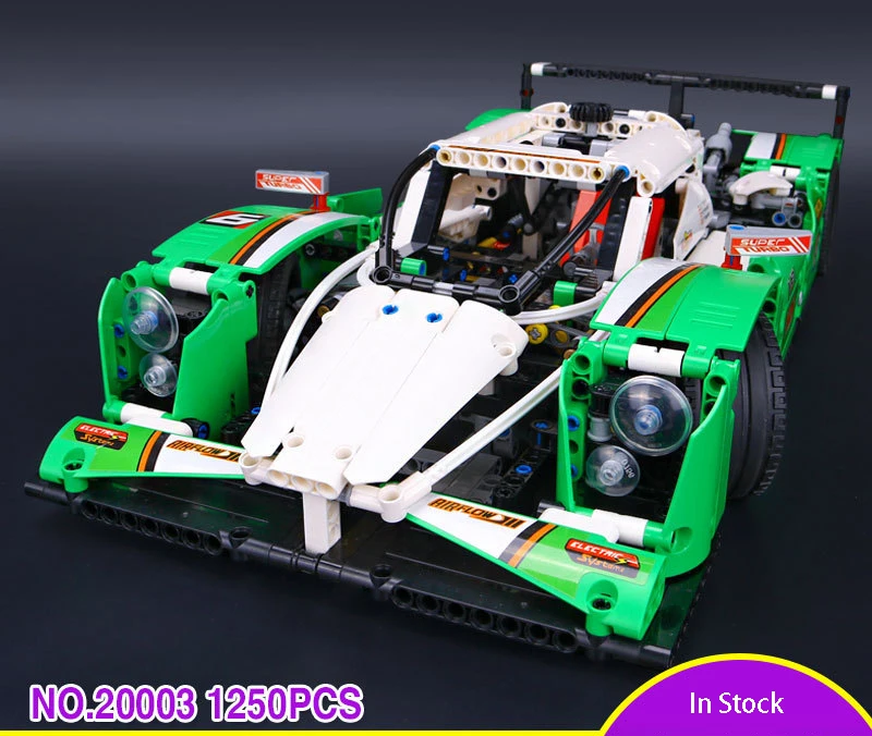 Бренд 20003 Technic серия 24 часовая Гоночная машина сборные блоки кирпичи обучающая