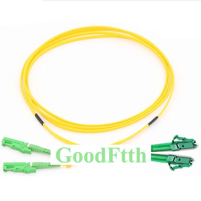 Fiber Patch Cords E2000/APC-LC/APC SM Duplex GoodFtth 1-15m