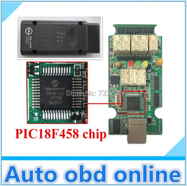 Free Shipping 2015 New Opcom with PIC18F458 chip OBD2 Opel Firmware V1.59 OP Com Diagostic Tool Interface | Автомобили и