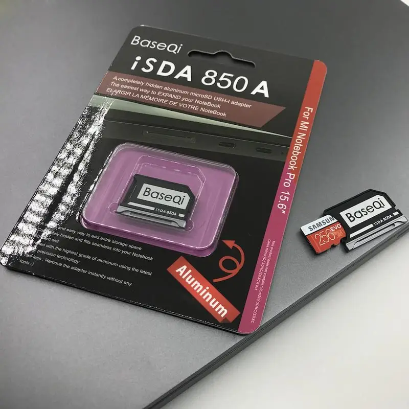 Адаптер для Micro sd карты BaseQi 15 6 А карта памяти pro duo Ninja Stealth Drive Xiaomi Mi Notebook Pro дюйма