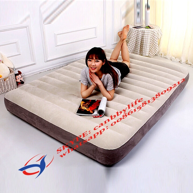 Новейшая модель Intex 64703 надувной матрас Queen Airbed Dura Beam для кемпинга роскошная