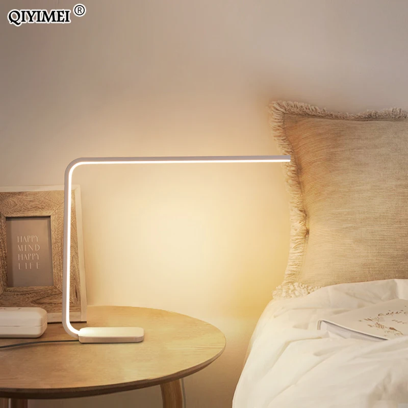 

Modern 13W 20W LED Table Lamp For Bedroom Reading Home Desk Light Bedside Fashion Lighting Study Eye Protect US/EU Plug