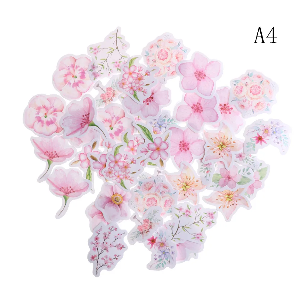 45 шт./упак. Kawaii Decoracion журнал милый дневник блокнот цветок наклейки Скрапбукинг