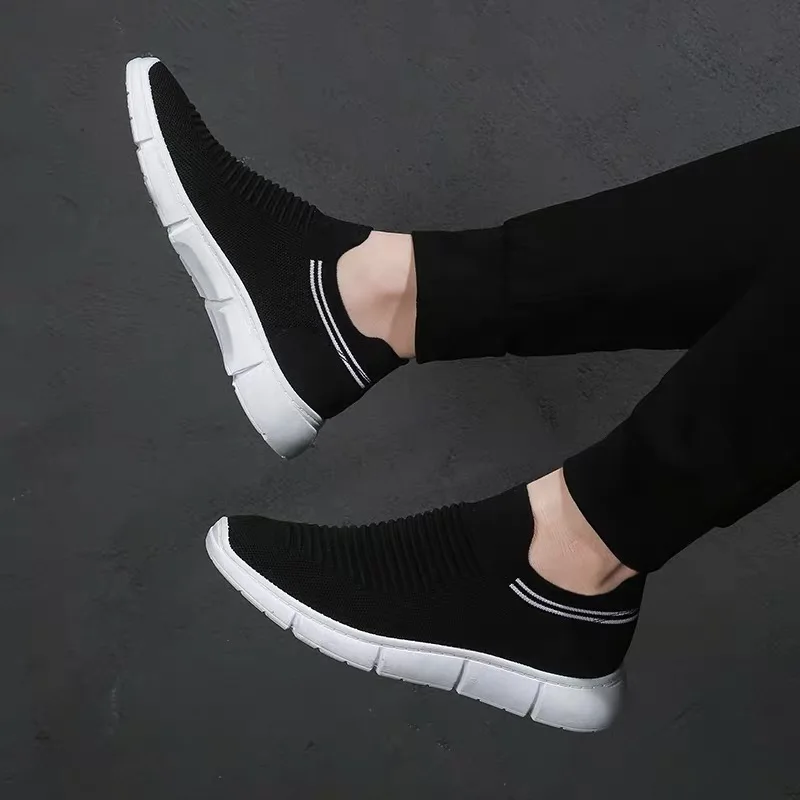 Мужская повседневная обувь летняя дышащая с отверстием открытый носок zapatos hombre