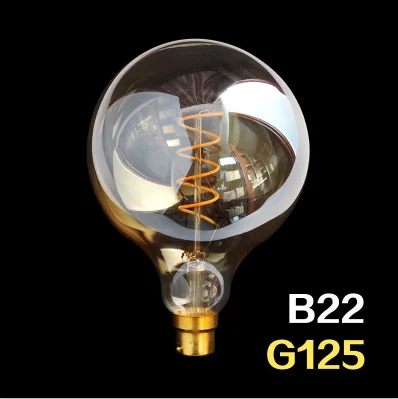 Диммируемый E27/B22 T45 A60 ST64 G95 G125, спиральный светодиодный светильник накаливания, Ретро Винтажные лампы, декоративный светильник ing