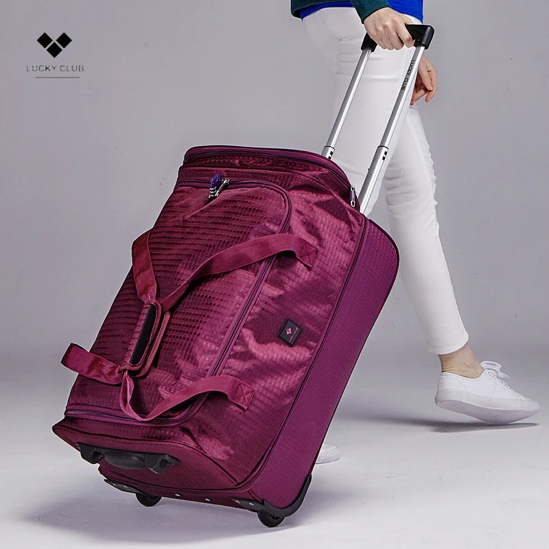 Goede Trolley Rugzak Tas Vrouwelijke Handtas Korte Afstand Super Grote Capaciteit Mannen Rugzak Bagage Tas A4836