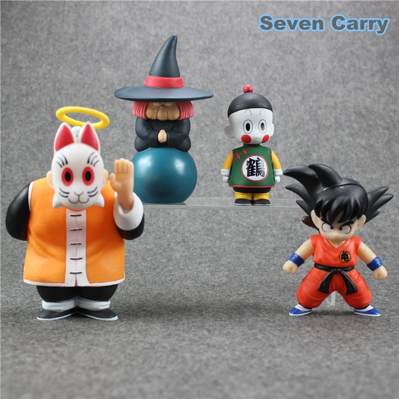 4 шт./компл. с рисунком Аниме Драконий жемчуг Z солнце Гоку Мастер Роши Гохан