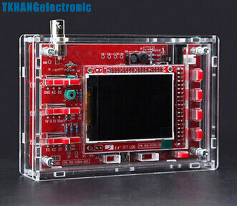 DSO138 2 4 &quotцифровой осциллограф TFT акриловый чехол DIY Kit SMD спаянный|smd soldering|diy kitacrylic