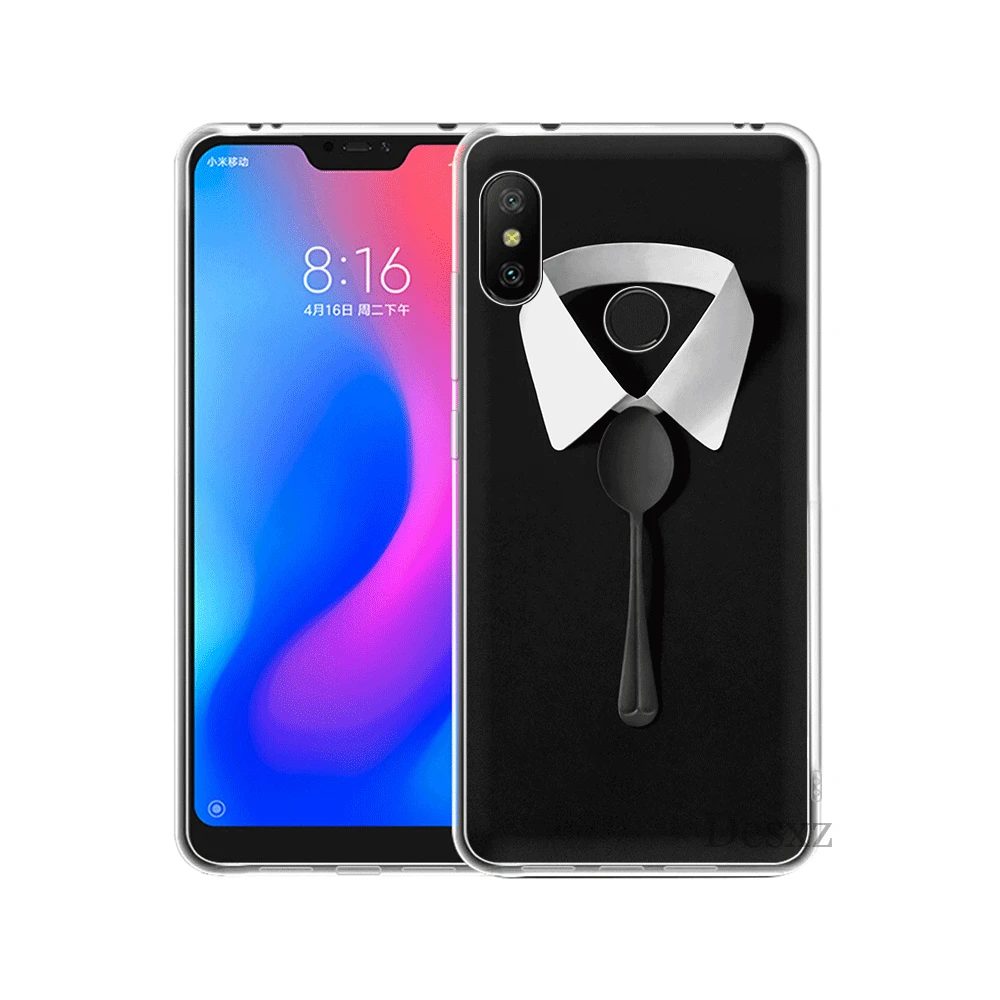 Мягкий чехол из ТПУ для xiaomi Redmi Note 4 4X5 6 5A Pro Prime мужские чехлы с галстуком-бабочкой |