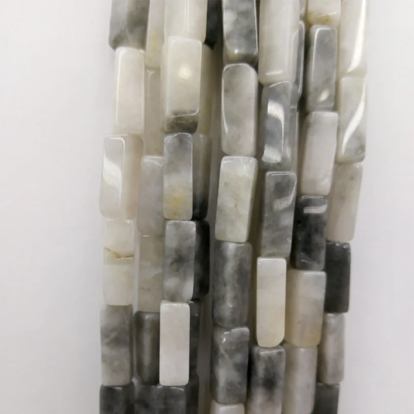 Перуанский серый камень бирюза натуральный глянцевый кубический светильник