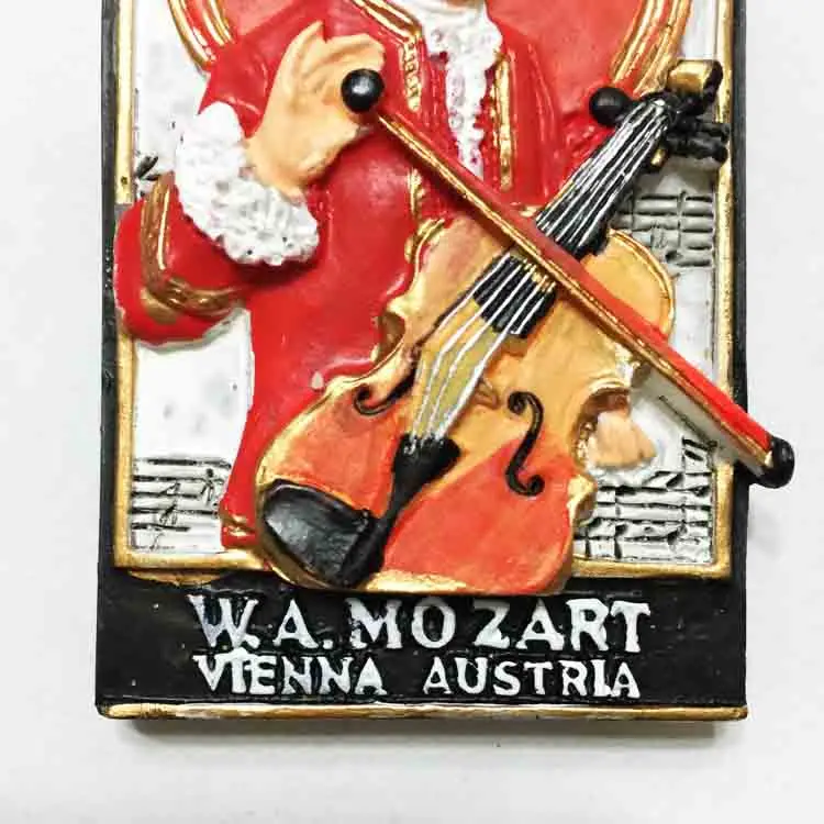 Австрийские Венские музыканты Mozart туристический сувенир стикеры на