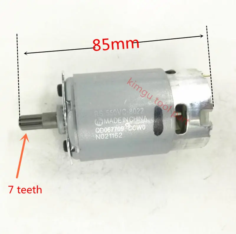 

7 Teeth Motor CCW15 Parts N076006 N021162 for DeWALT 10.8V DCF815S2 DCF813 DCF815 DCF805 DCF813S2 Cordless Drill Driver IMPACT