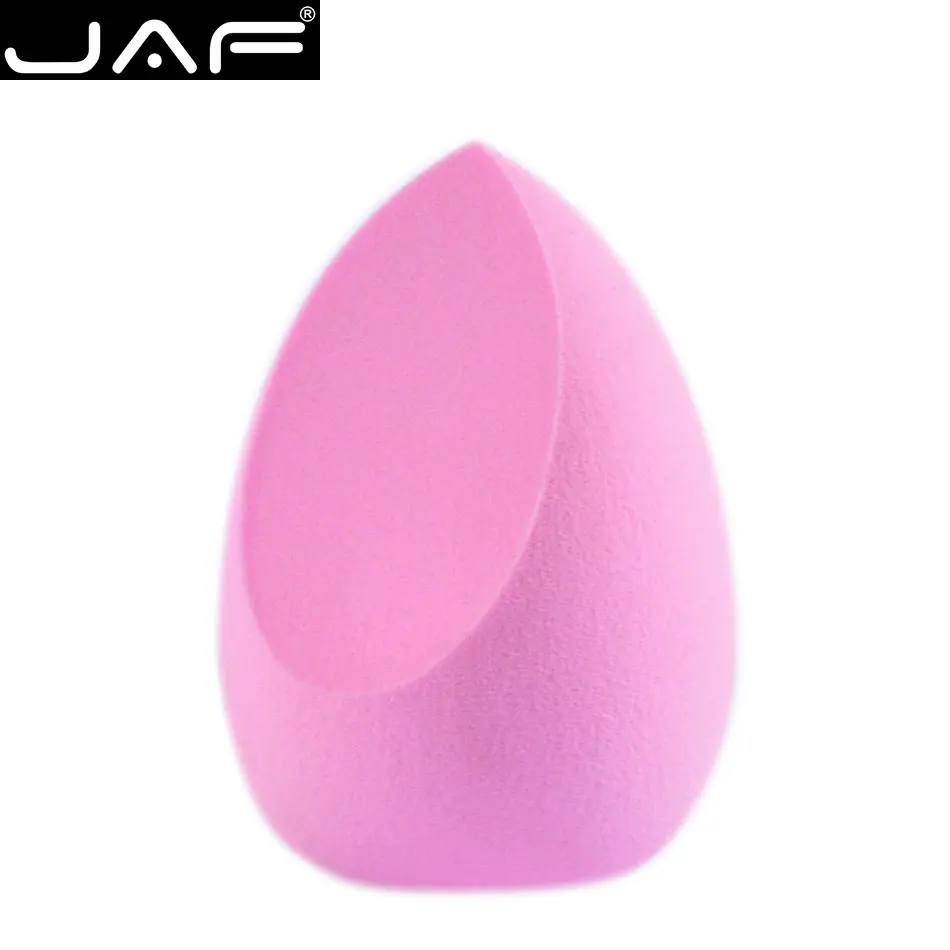 Pink JAF основа для макияжа спонж блендер, косметическая пудра для лица пуховка, мягкий чудо цвет лица макияж губка, розовый лицо макияж яйцо - Цвет: Pink