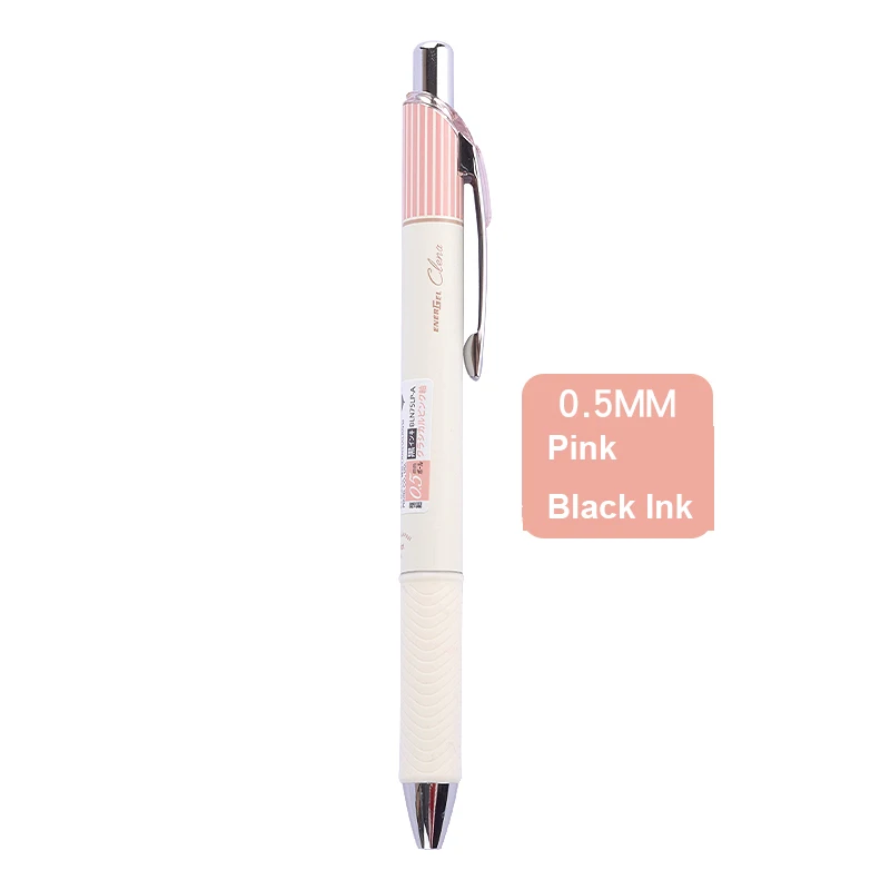 BLN75L Pink Pentel гелевая игла для чернил 0,5 мм Bln75 Выдвижная тонкая линия жидкость быстрая сушка гладкое письмо черные чернила школа - Цвет: BLN75L Pink