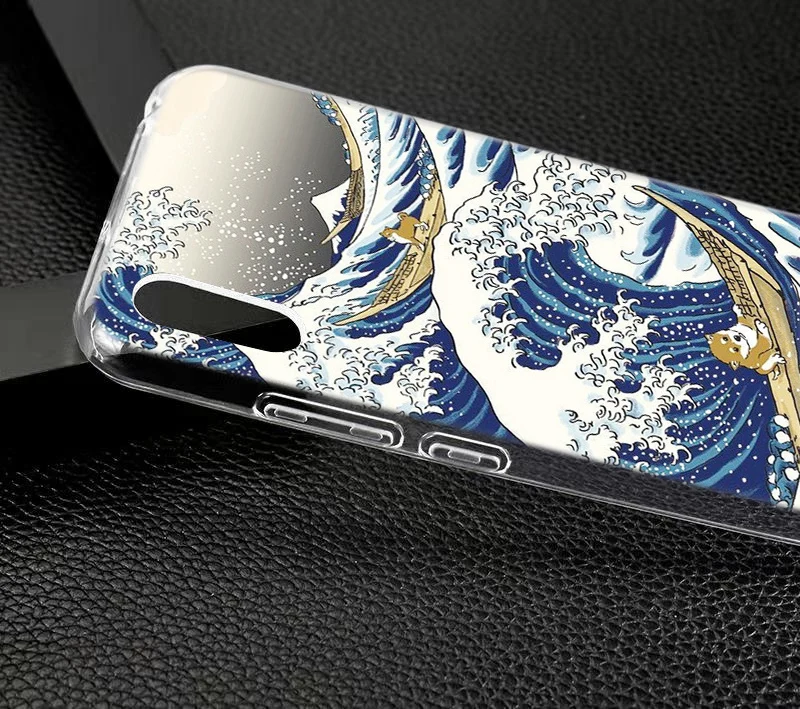 Мягкий силиконовый чехол с рисунком морской волны для Huawei Mate 10 20 Lite Pro Enjoy 8 9E Y6 Y5 2017