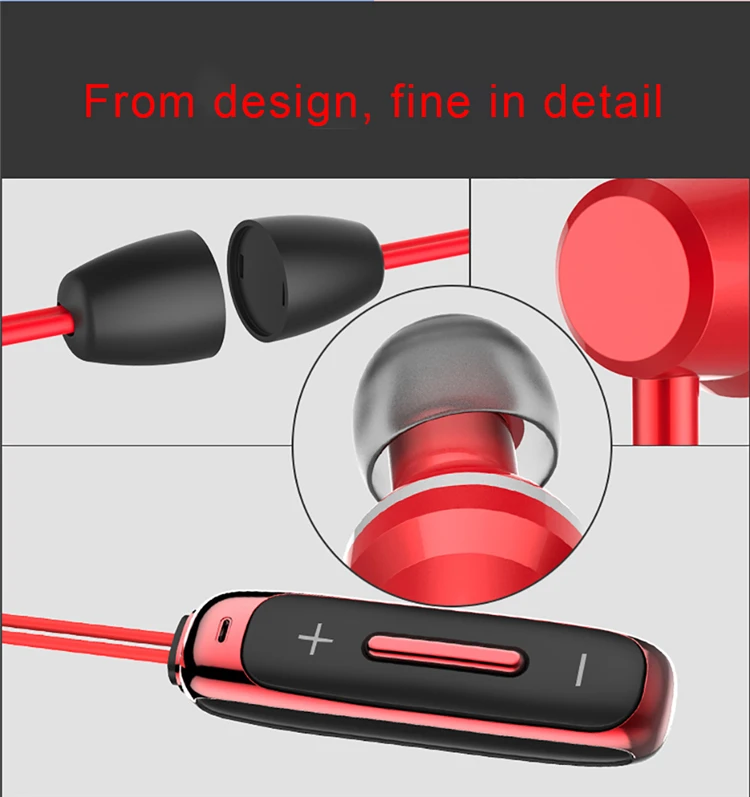 BT315 Bluetooth наушники в ухо гарнитура магнитные спортивные бас беспроводная с