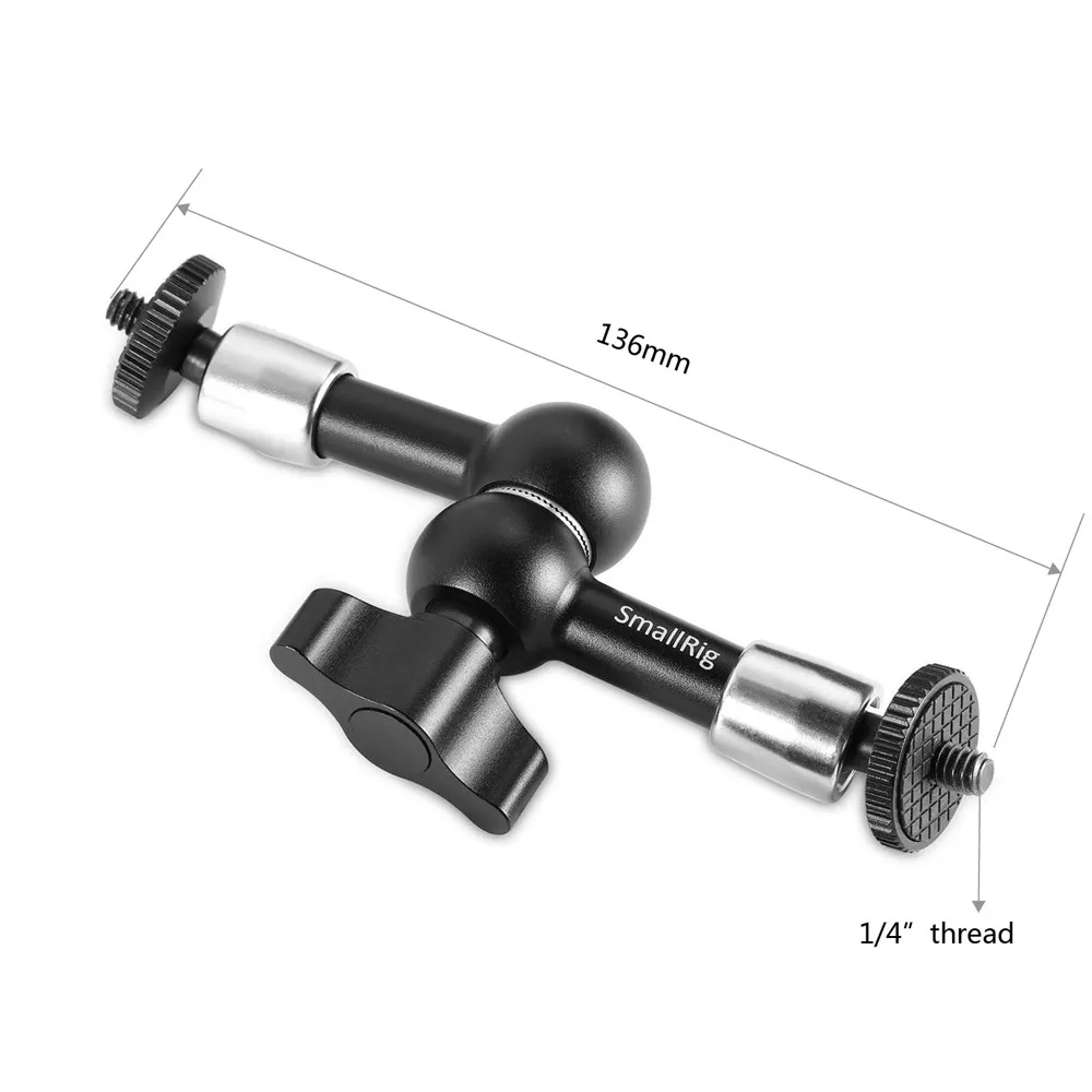 Шарнирный Рычаг SmallRig 5 дюйма с 1/4 винтами регулируемый фрикционный Magic Arm для DSLR Rig