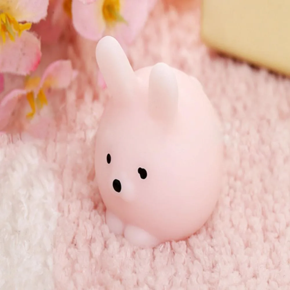 Vitoki Squeeze Toys прекрасная печать панда кошка Морская звезда Осьминог Кролик Мягкая силиконовая рука сжимает давление Игрушка для снятия стресса маленький