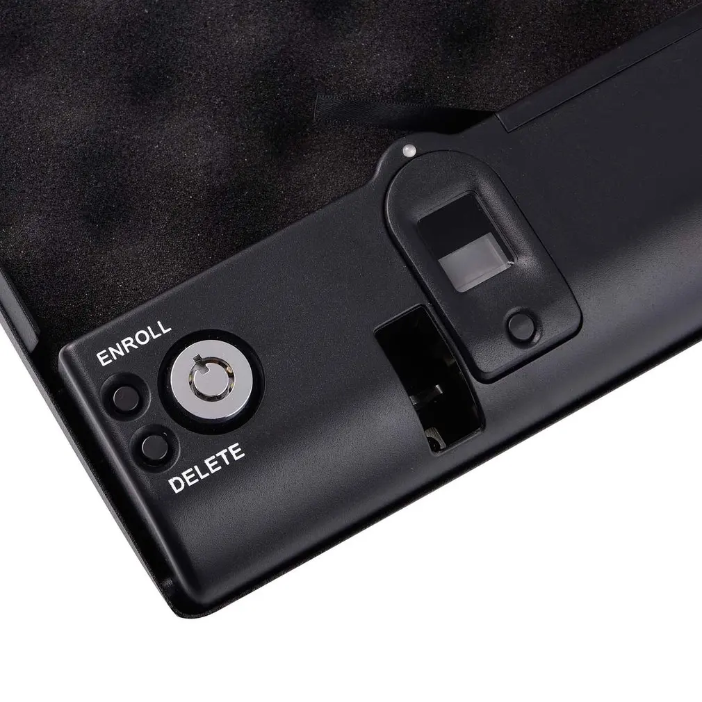 Портативный мини Сейф для отпечатков пальцев Handlegun ящик с ключами прочная