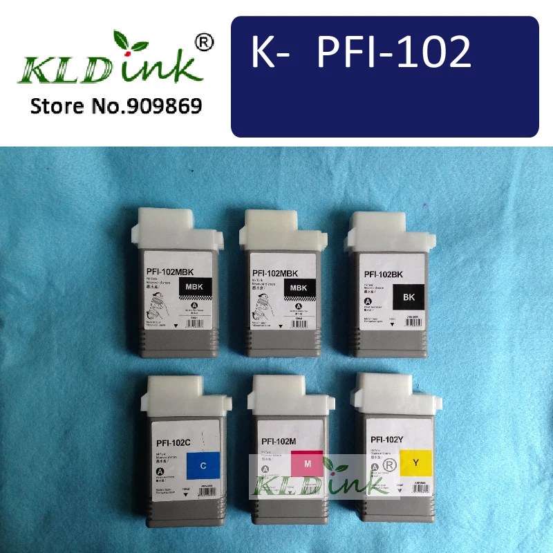 PFI-102 совместимый чернильный картридж для принтеров imagePROGRAF iPF500 iPF510 iPF600 iPF605 iPF610 iPF700
