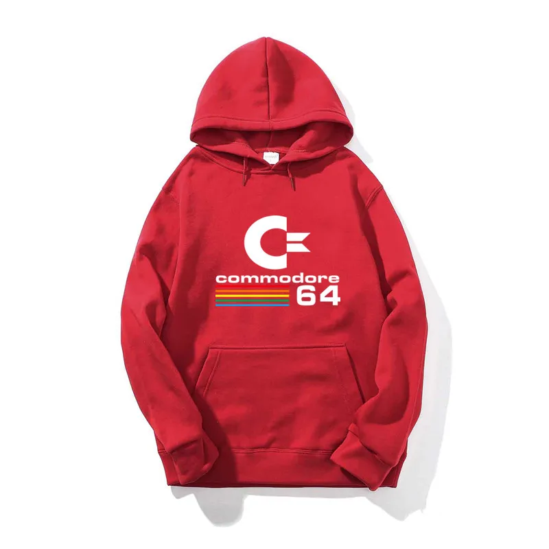 2017 new autumn and winter Commodore 64 men's hoodies street fashion C64 SID Amiga retro 8 cool design long-sleeved M-XX | Мужская