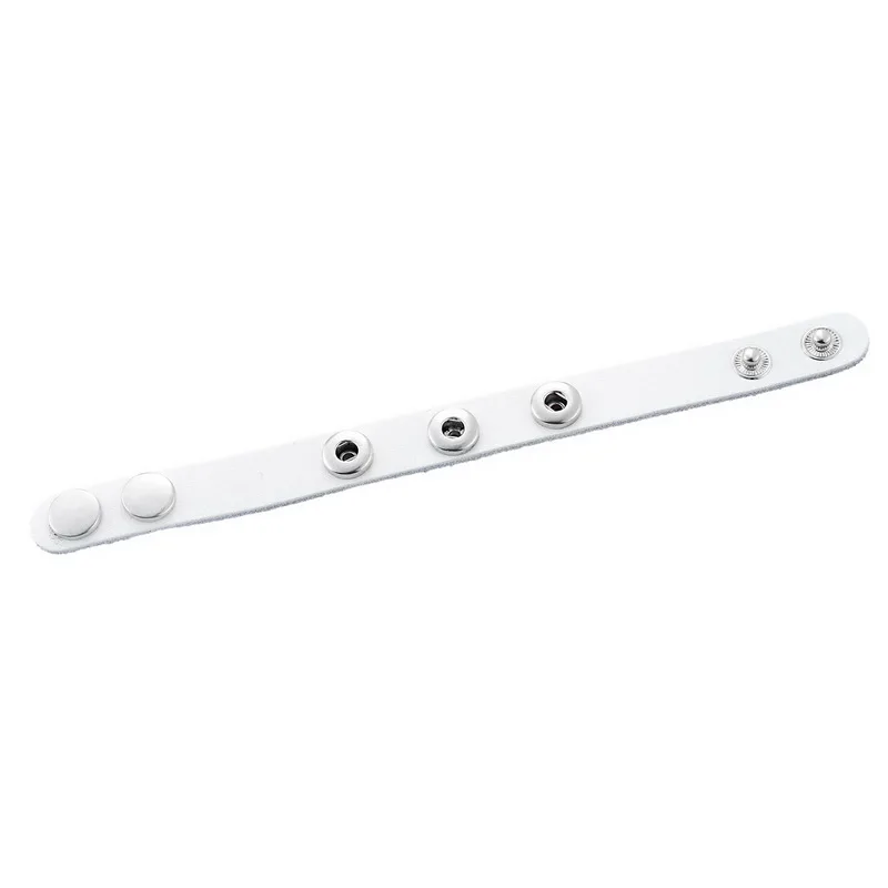 5 шт. Лидер продаж белая натуральная кожа дети замочками ремешок Браслеты