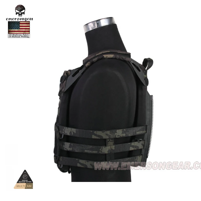 Черный засушенный армейский жилет Emersongear Multicam уличный тактический 1000D нейлоновый