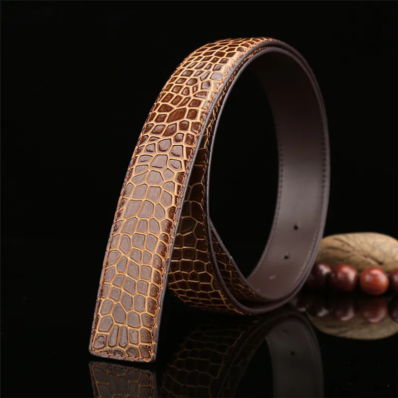 Ремень мужской из натуральной кожи под крокодиловую кожу 2016 | Аксессуары для