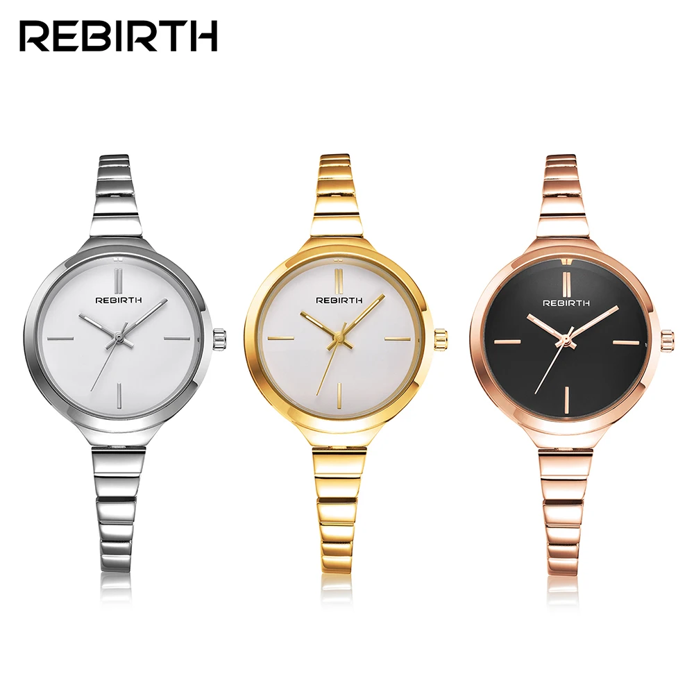 Женские часы REBIRTH, роскошные женские часы, золотые часы, женские часы, модные часы, женские часы, relogio feminino montre femme saat