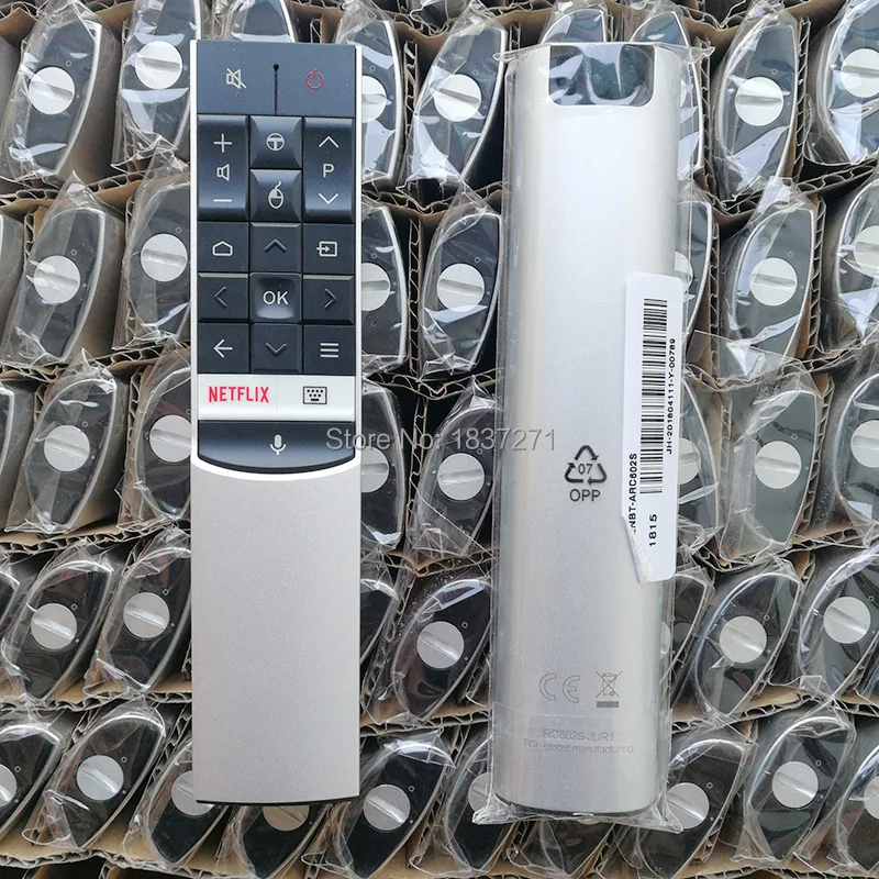 Голосовой пульт дистанционного управления RC602S JUR1 для TCL tv S C70 X1 P60 X2 серии UHD серии lcd Android tv с открывалкой