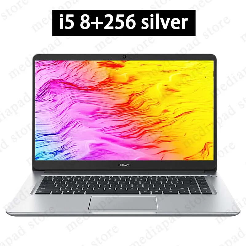 i5 8G 256G silver 15,6 дюймовый ноутбук huawei MateBook D 8th Intel i5-8250U 8 Гб DDR4 128 Гб SSD+ 1 ТБ SATA HDD Windows 10 FHD ips компьютер PC - Цвет: i5 8G 256G silver
