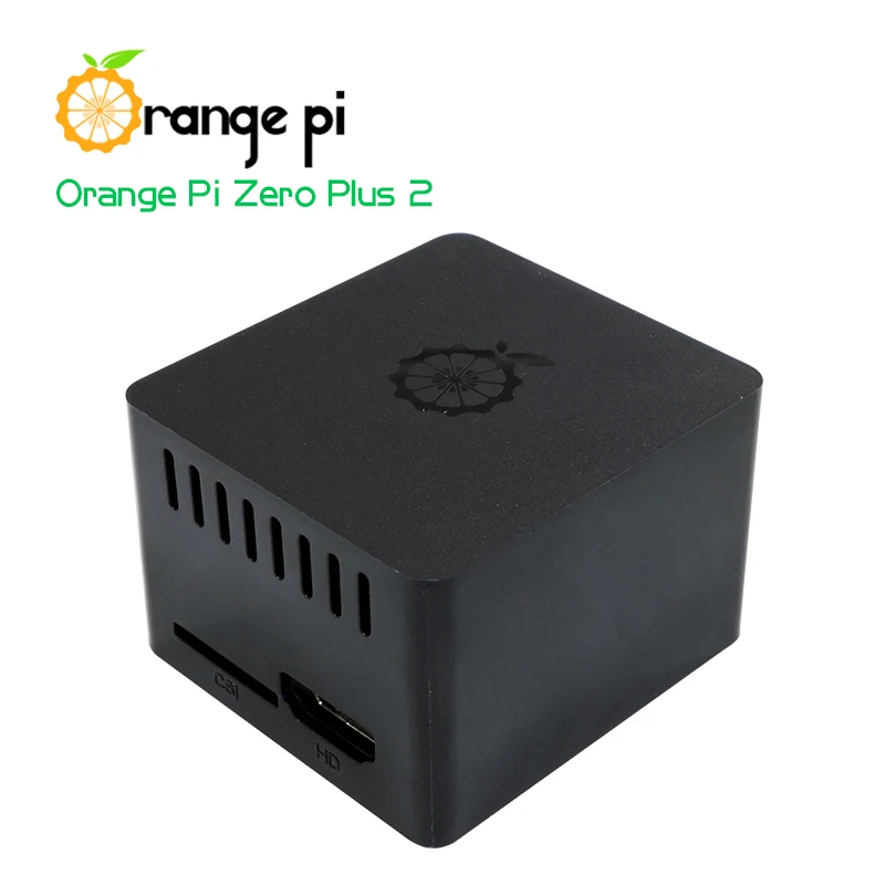Оранжевый Pi Zero Plus2 черный защитный чехол, ABS чехол, подходит только для Zero Plus 2 с нулевой платой расширения, не подходит для Zero