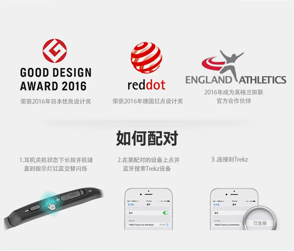 Espanson, титановые беспроводные стерео наушники с костной проводимостью, bluetooth-гарнитура, спортивные наушники с микрофоном для бега AfterShok