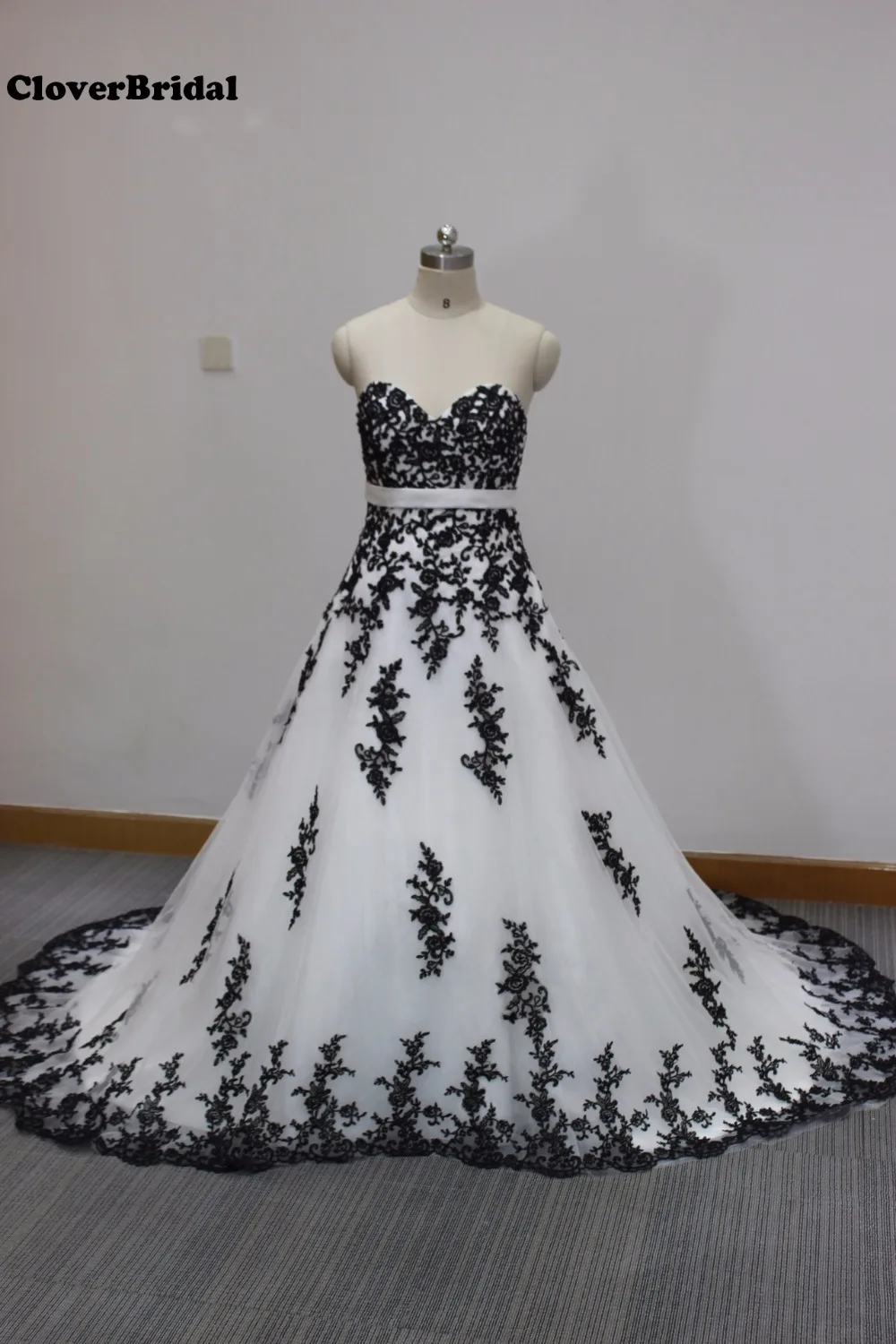 Реальные части черная белая аппликация из Кружева Тюль Милая А силуэта свадебное