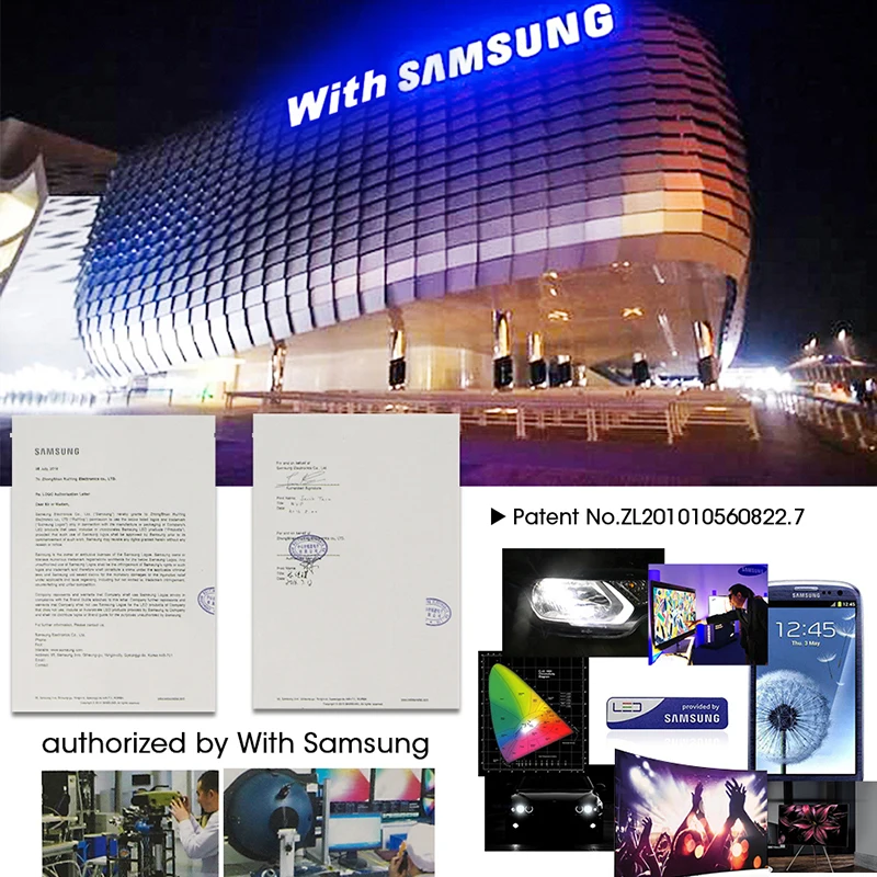 HLXG 2 шт. светодиодные лампы H7 4 стороны 10000 мл с чипами SAMSUNG CSP 40 Вт лампочки для
