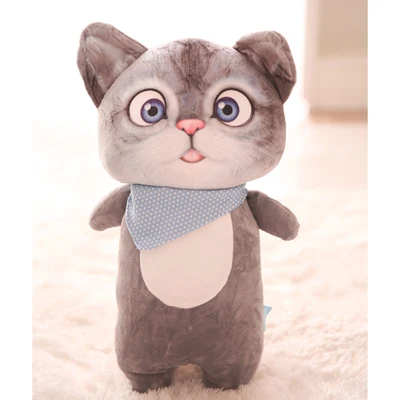 style 2 Дропшиппинг 3D печать милый Кот кукла кошка плюшевая игрушка плюшевая кукла девочка Спящая Подушка подарок игрушки - Цвет: style 2