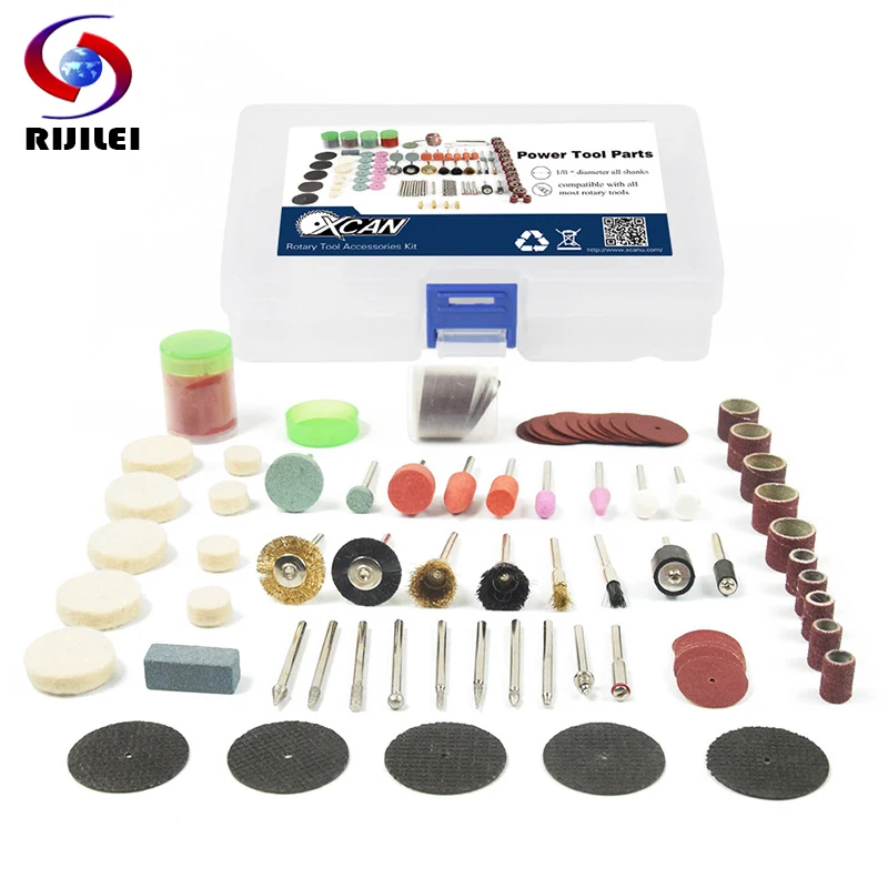 RIJILEI 113 шт абразивные точки камня электрическая шлифовальная машина Dremel