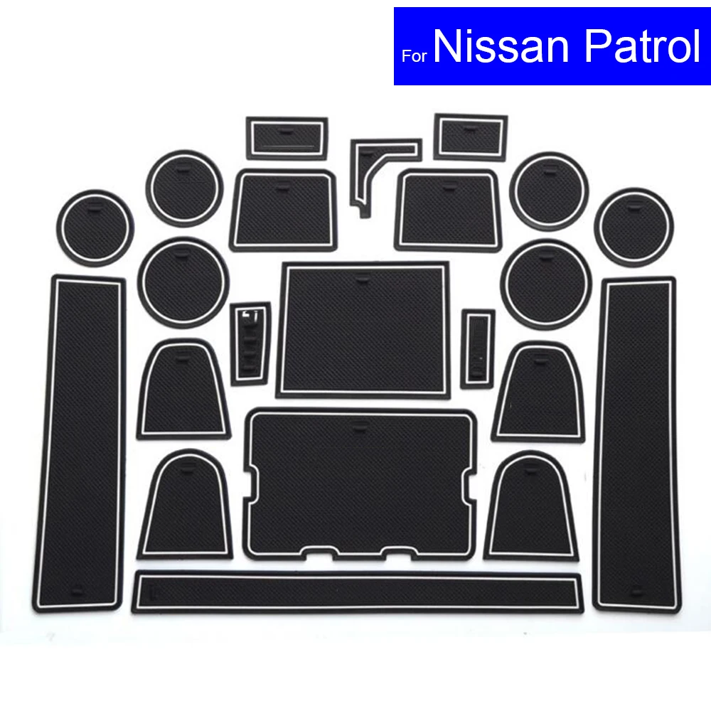 Противоскользящие коврики для автомобильных ворот Ковров держатель Nissan Patrol 2017