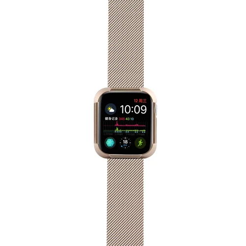 3 Миланская петля ремешок и чехол для apple watch ремешок 44 мм 40 мм iwatch 4 5 браслет+ анти-падение защитный чехол pulseira аксессуары - Цвет ремешка: 3