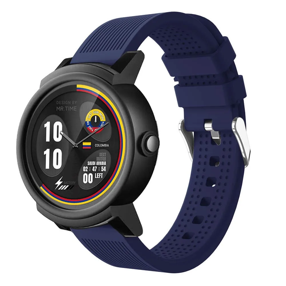 Ремешок силиконовый для Ticwatch E сменный спортивный мягкий браслет смарт-часов |