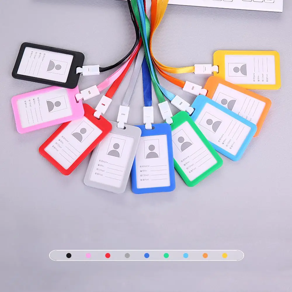 2 шт. именные держатели для кредитных карт шейный ремешок с держателем значка