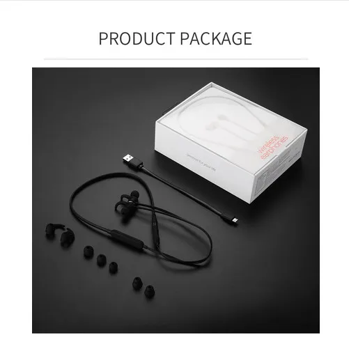 Joyroom D4 Bluetooth наушники Беспроводная спортивная Гарнитура наушники магнитные IPX5 водонепроницаемые наушники для iPhone samsung huawei