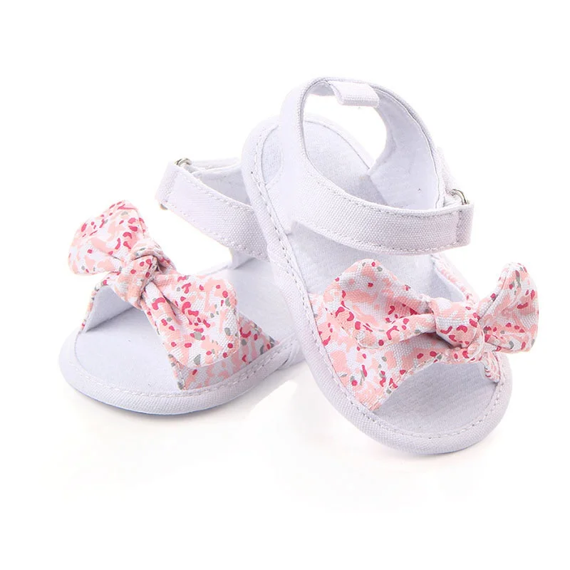 Туфли детские летние Нескользящие с бантом на возраст 0 12 месяцев|footwear girls|baby girl